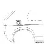 VAN WEZEL - 3734191 - Панель ремонтная заправочной горловины opel: astra